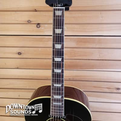 Gibson Acoustic J-160E Original Acoustic / Electric Guitar with Gibson Hard Case - Vintage Sunburst image 4