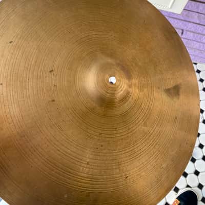 VINTAGE 1970's Paiste 18" 2002 Black Label Crash 1700G image 9