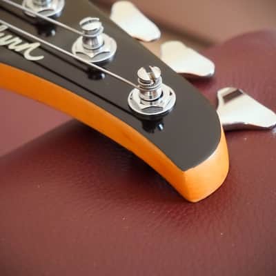 Washburn B2 four string bass, 1990 - Gloss pearl white image 16