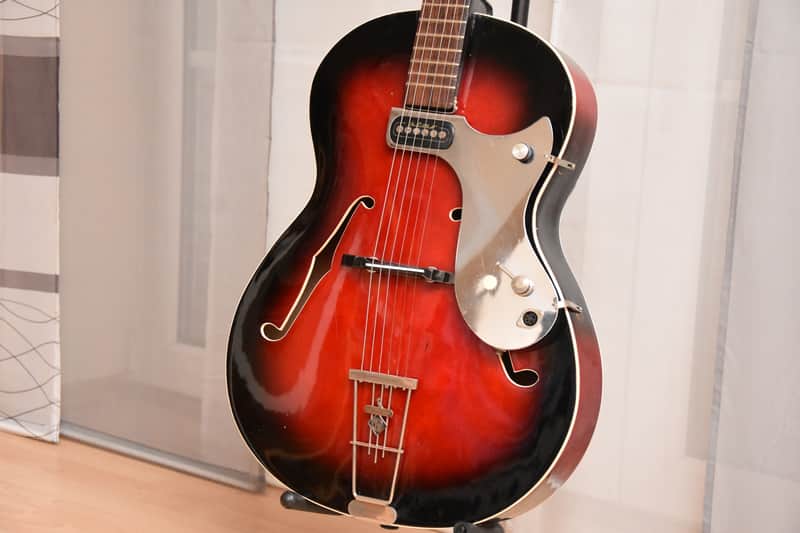 Hopf Archtop – 1960s German Vintage Archtop Jazz Guitar image 1