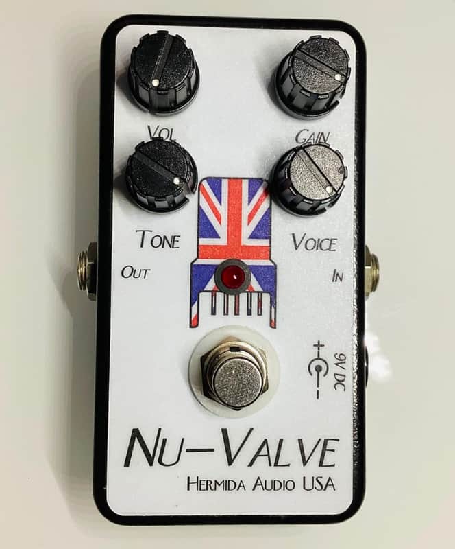 Hermida Audio Nu-Valve Tube Overdrive 2010, hand wired and signed by A. Hermida - White image 1