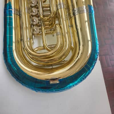 Mint Open Box Sierman "Tanker" 1030 Model BBb Tuba - Lacquered with Case and Mouthpiece image 8