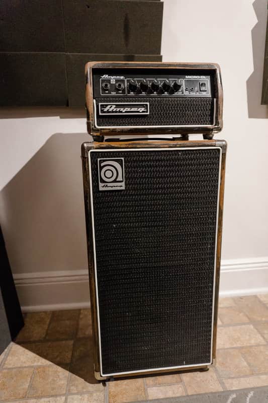 Ampeg Micro-CL 100w Bass Amp Stack 2015 Natural image 1