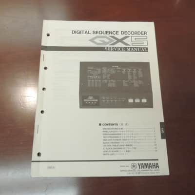 Yamaha QX5 Service Manual [Three Wave Music]