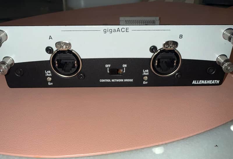 Allen & Heath M-DL-GACE-A gigaACE dLive / Avantis Audio Networking Card image 1