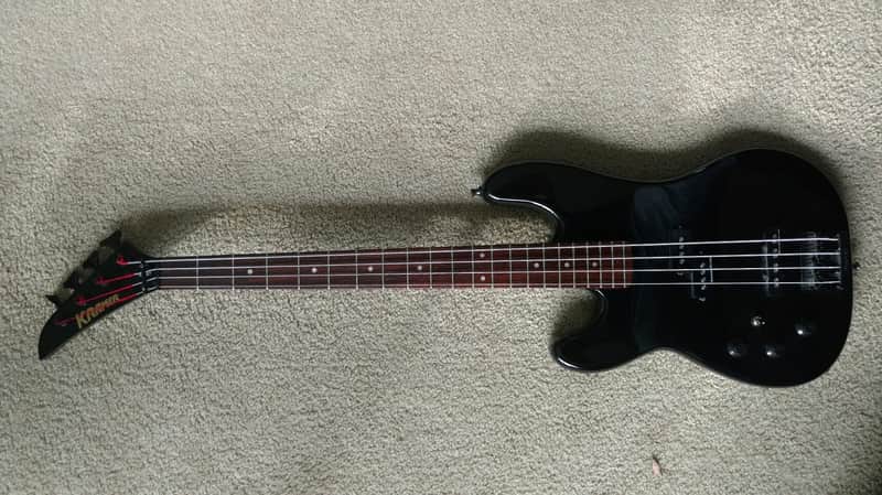 Kramer 700st Lefty Late 80s Black image 1