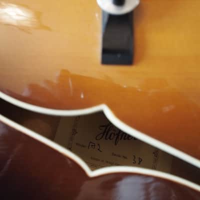 Hofner A.Z. Standard Attila Zoller 1982 -1984 brown sunburst image 9