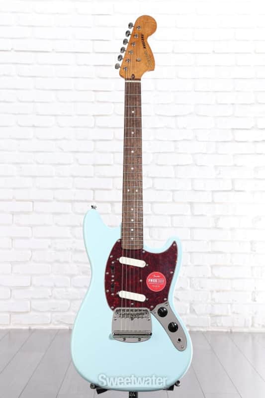 Squier Classic Vibe '60s Mustang Electric Guitar - Sonic Blue (MustCV60SBd1) image 1