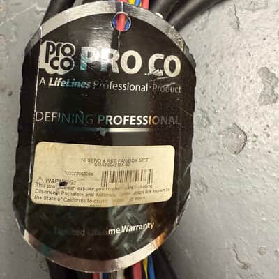 Pro Co SMA1604FBX-50 SMA Series 16x4 Stage Snake with XLR Returns - 50 foot image 4