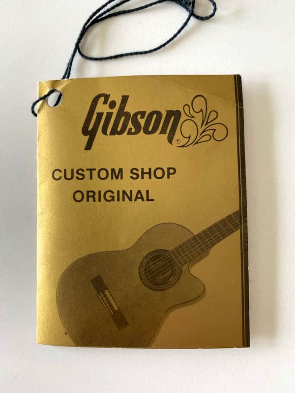 1981-82 Chet Atkins CE Custom Shop Gibson Hang Tag Original image 1