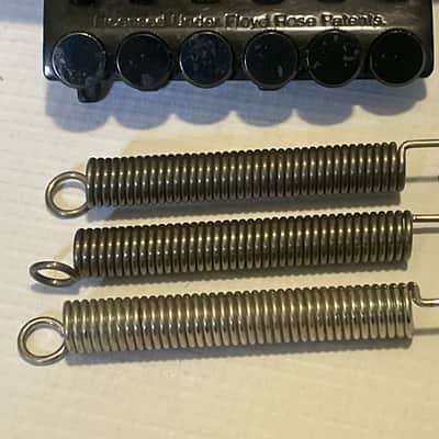 1990's Korean Ibanez RG Series LO-TRS II Black Floyd Rose Tremolo Bridge Vibrato image 3