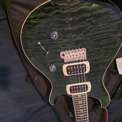 PRS 24 Custom SE Quilt Top 2026 - Teal and Black image 4