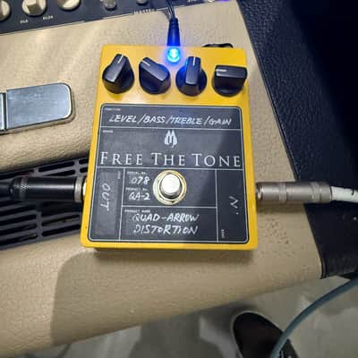 Free The Tone QA-2 Quad Arrow Distortion 2010s - Yellow image 9