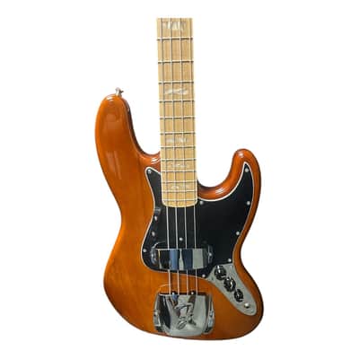 Fender Custom Shop 1975 NOS Jazz Bass, Faded Walnut/BEM *IN STOCK* image 5