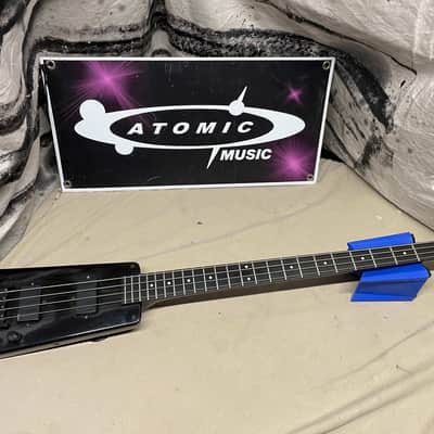 Kramer The Duke Headless 4-string Bass with Case Vintage Black image 3