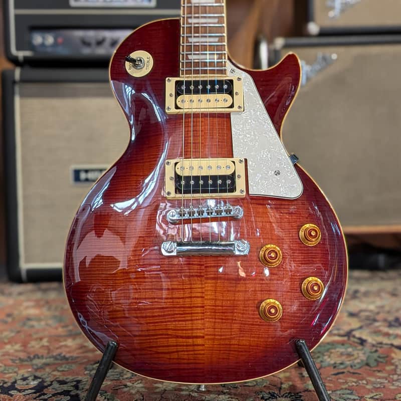 Epiphone Les Paul Standard 2000 - Cherry Sunburst with Guitar Fetish pickups image 1