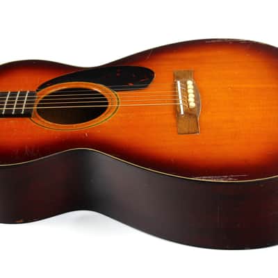 1966 Guild F-20 Small Body Sunburst | Hoboken Factory Vintage Guitar Acoustic Guitar image 15