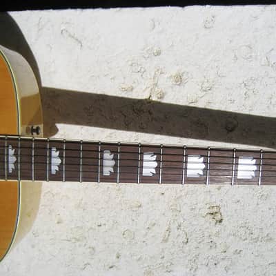 Penco j-200 Guitar, Early 70's, Made In Japan, Solid Cedar Top, Sounds Great, Beautiful image 12
