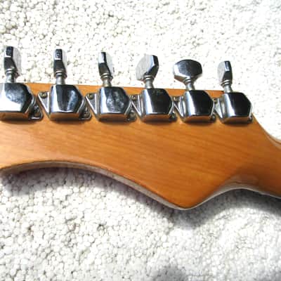 Hondo H76 Stratocaster Guitar, 1980's, Korea, Red, Fresh Setup image 12