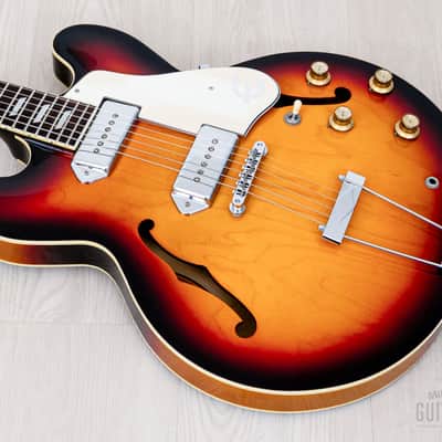 1997 Epiphone Casino Hollowbody Guitar Sunburst w/ Case, Peerless image 11