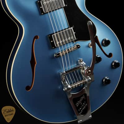 2024 - Collings I-35 LC Deluxe Custom Inlay/ThroBaks/Bigsby - Pelham Blue (Pre-Owned) #232109 image 6