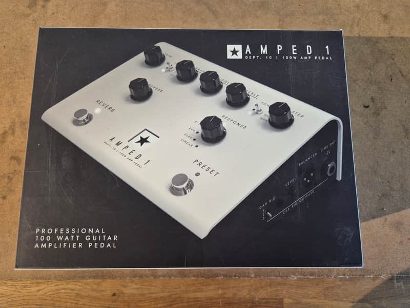 Blackstar AMPED 1 Dept. 10 100-Watt Guitar Amp Pedal 2022 - Present - White image 1