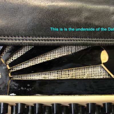 Dallape Supermaestro Accordion 15 Shifts c1960s Black image 8