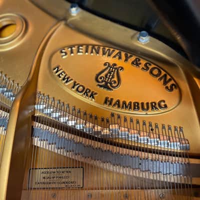 Steinway Model L 5'10 1/2" Grand Piano - Ebony Satin - 2001 Model image 4