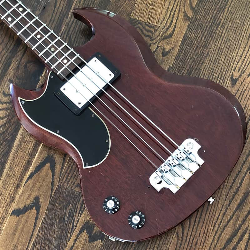 Gibson Left Handed EB-0 1971 Cherry Red with Gibson Gig Bag image 1