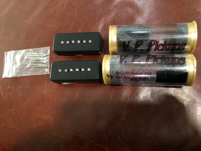 JM Rolph P90 Soapbar P-90 Pickup Set Black image 1