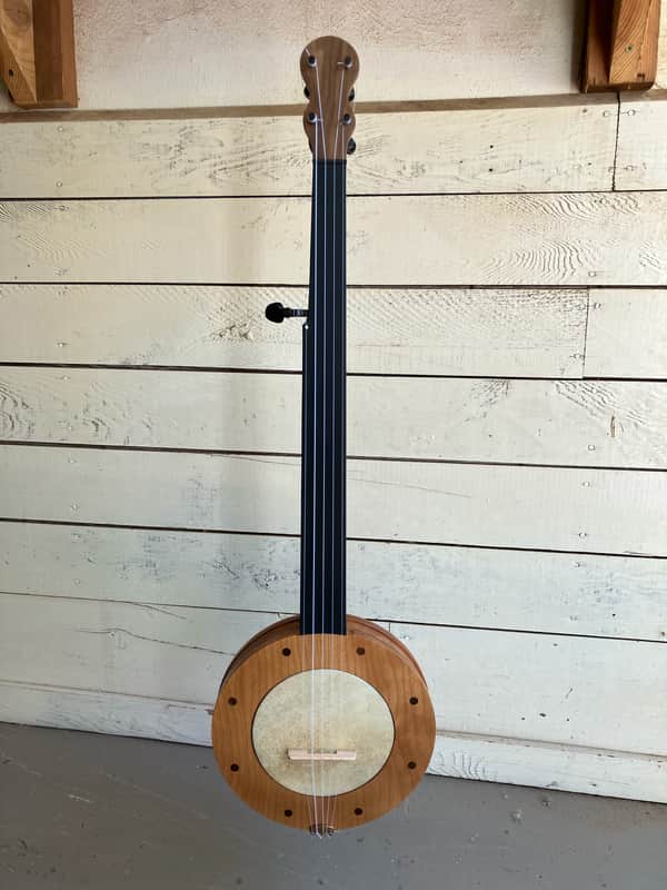 Nate Calkins Fretless Mountain Banjo 2026 - Cherry image 1
