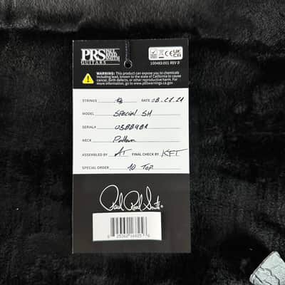 PRS Special Semi-Hollow 10 Top Cobalt Smokeburst w/case image 11