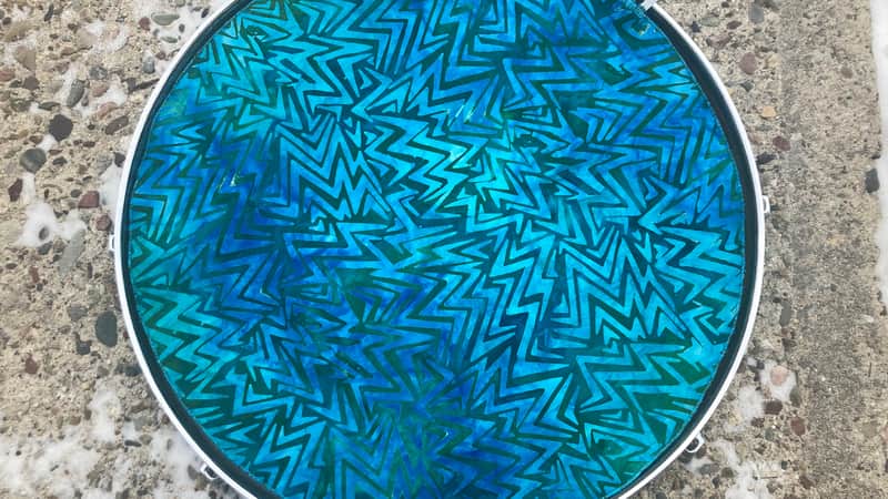 16" single layer Drum Bunny cloth drum cover - dampener - partial mute - compare to Drum Tortillas - Quesadilla - Big Fat Snare image 1