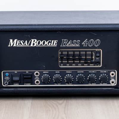 1987 Mesa Boogie Bass 400 Vintage Tube Amp Head, Serviced image 2