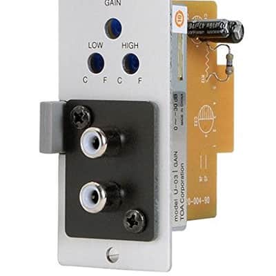 TOA U03R Unbalanced Line Input Module with High / Low-Cut Filters, Dual RCA Female Jacks image 2