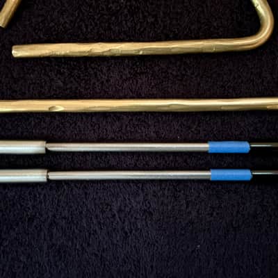 Custom Hammered C260 Brass Alloy Triangles (sound file) image 6