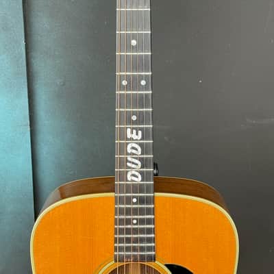 Martin D-28 P 1987 unusual Low Profile Neck & Adjustable Truss Rod model originally owned by the "Dude" ! image 8