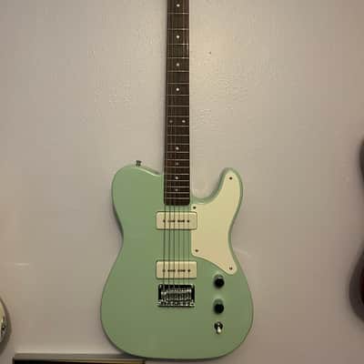 Squier Paranormal Baritone Cabronita Telecaster - Surf Green image 4