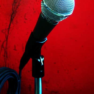 Vintage RARE Realistic Highball / Radio Shack / Shure SM58 Handheld Cardioid Dynamic Microphone Hi Z w accessories image 3