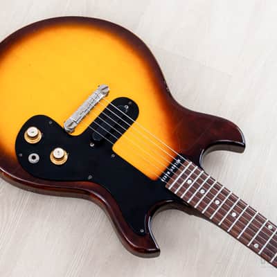 1964 Gibson Melody Maker Double Cut Vintage Guitar Sunburst, 100% Original w/ Case image 8