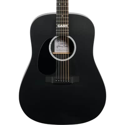 Martin DX Johnny Cash Acoustic Guitar, Left-Handed image 1