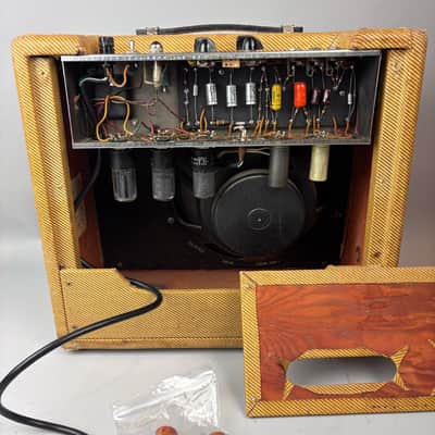 1957 Fender Harvard 5F10 1x12" Tweed Recently serviced. Sounds and looks fantastic... image 7