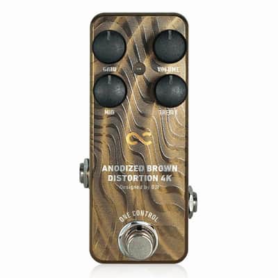 One Control Anodized Brown Distortion OC-ABD4K - BJF Series Effects Pedal for Electric Guitar - NEW! image 1