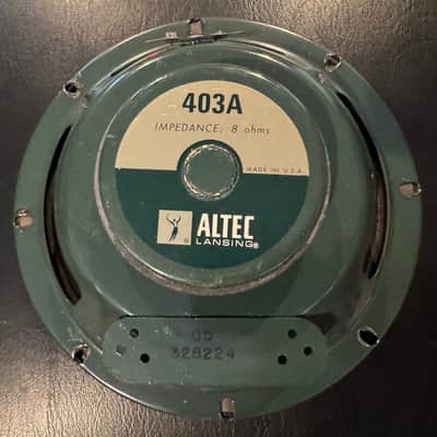 Altec Lansing 403A Vintage 8" 8-ohm Ceramic Speaker Supro 1606 Super 1605R Upgrade image 1