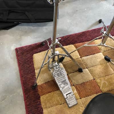 Pearl Export 5-tom shell pack with matching snare (Jet Black), Quick Beat hi-hats, hardware, and throne image 20