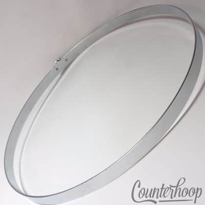 Gretsch 14"Straight Stick-Chopper Chrome Snare Drum Batter Rim/Hoop-Strainer Mnt image 3