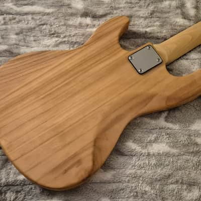 Glarry Fretless Precision Bass - 4-String - Set-Up - Natural - Rosewood Fingerboard image 7