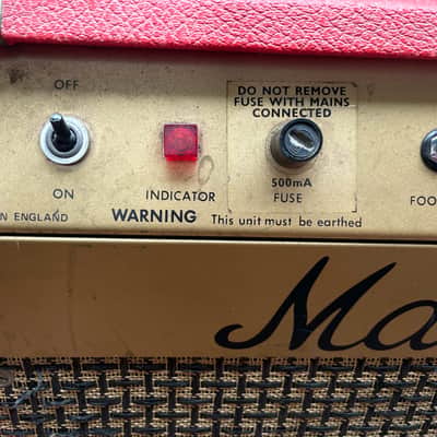 Marshall 2060 Mercury 1x12" Guitar Combo 1972 - 1973 - Red image 2