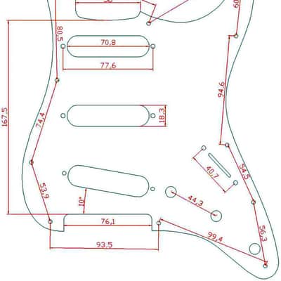 11 Hole Vintage 62 Strat ST SSS Single Coil Pickups Guitar Pickguard Scratch Plate with Screws image 2