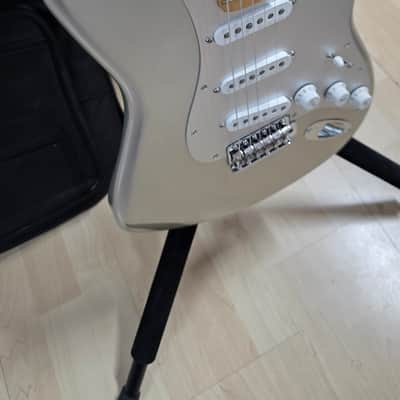 Fender H.E.R. Stratocaster BRAND NEW Limited Edition Artist Signature Custom Chrome Glow Anodized Aluminum 60s Vintage Spec Noiseless Pickups HER Strat Color Change Flip Flop Paint Guitar image 20